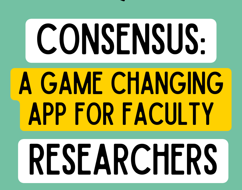 A Game Changing App for Faculty Researchers!