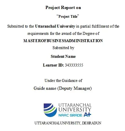 Best Project Guide for uttaranchal university projects