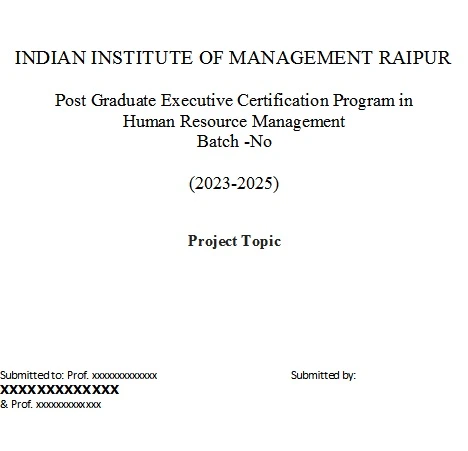 iim raipur projects