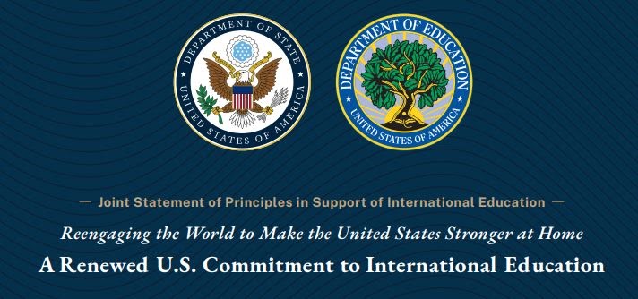 Joint Statement by the U.S. Department of State & the U.S. Department of Education of Principles in Support of International Education