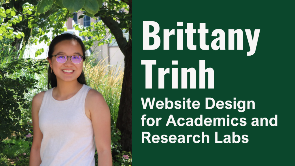 Brittany Trinh on The Social Academic podcast to talk about Website Design for Academics and Research Labs