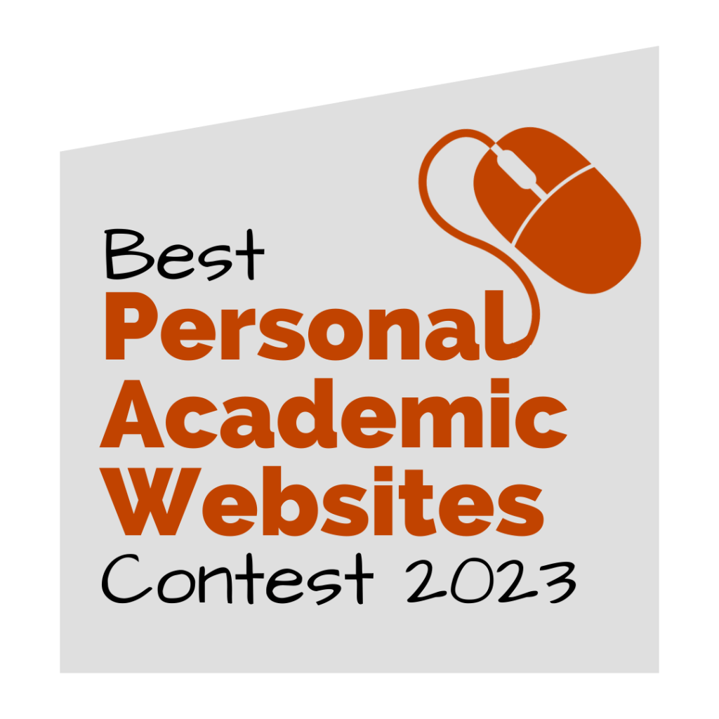 Logo for the Best Personal Academic Websites Contest 2023