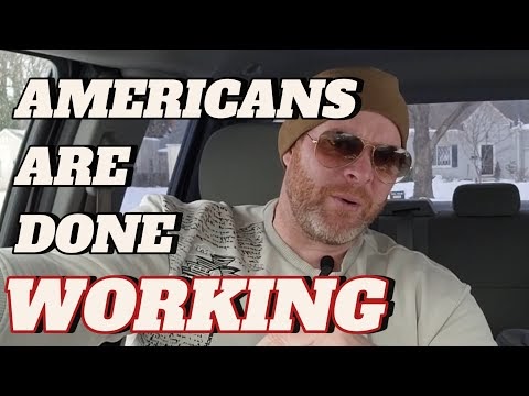 Americans Are GIVING UP On Working, And the Job Market Is Broken. (Large Man Abroad)