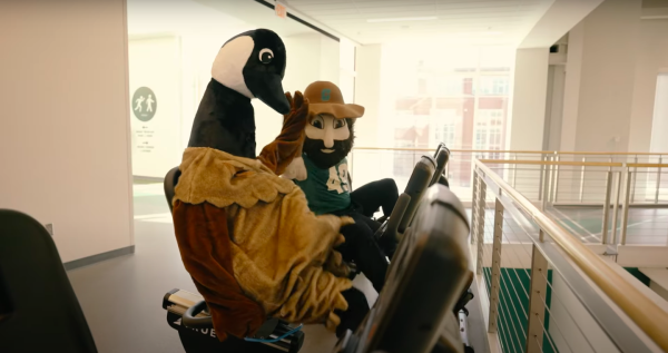 College holiday videos feature mascots, movie references