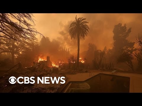 Extreme drought, high winds helped spark the California fires (CBS News)