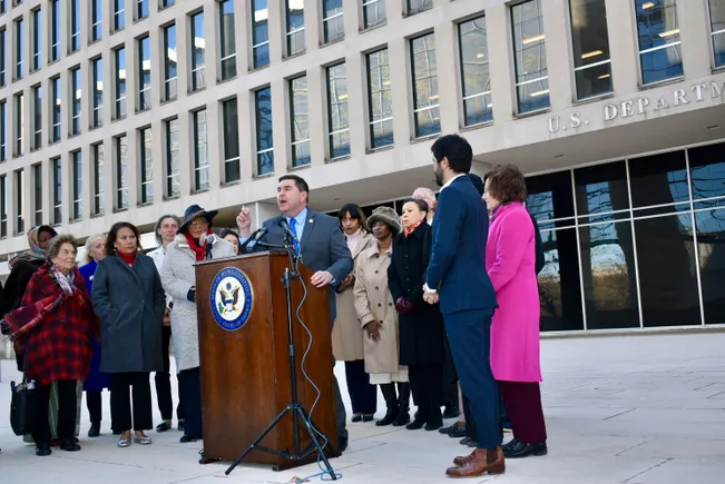 Education Department’s doors blocked to House Democrats