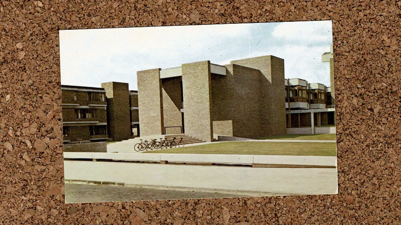 Higher education postcard: Churchill College, Cambridge