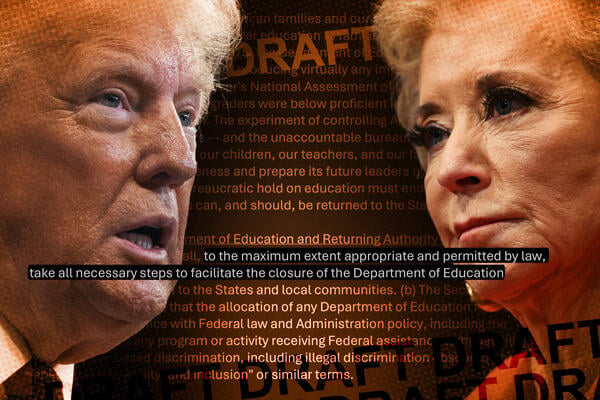 Draft order outlines plan to close Education Dept.