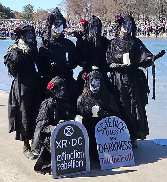 Stand up for science rally DC 2025 March 7_XR group