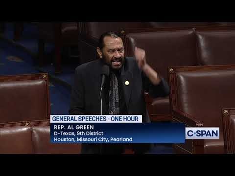 Rep. Al Green (D-TX) Speaks After Being Censured (C-Span)