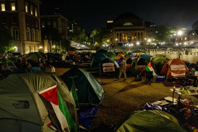 Columbia University vows to remove any future encampments