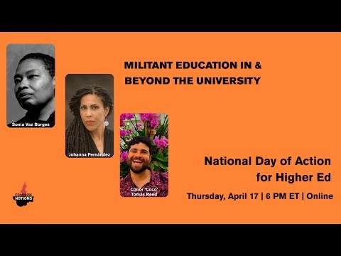 Higher Education Inquirer : Militant Education In and Beyond the University