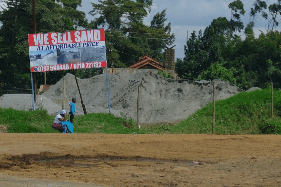 The mining of sand scars Kenya’s land