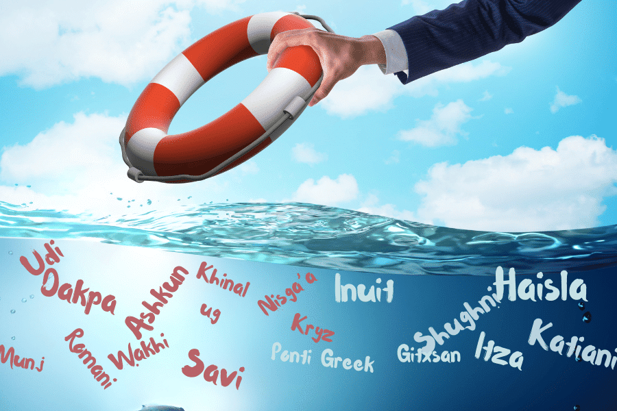 Can the sea’s rise be a language’s demise?