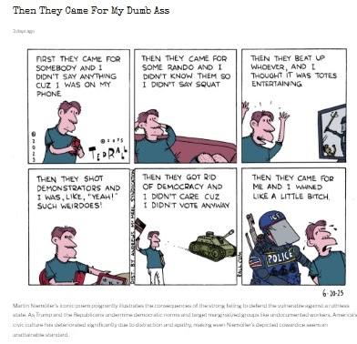 Then They Came For My Dumb Ass (Ted Rall)