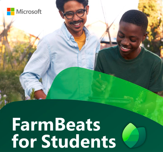Microsoft and FFA help students use smart sensors and AI to learn about the future of farming and technology
