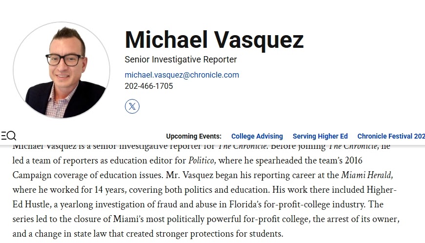 The Untimely Disappearance of Investigative Reporter Mike Vasquez