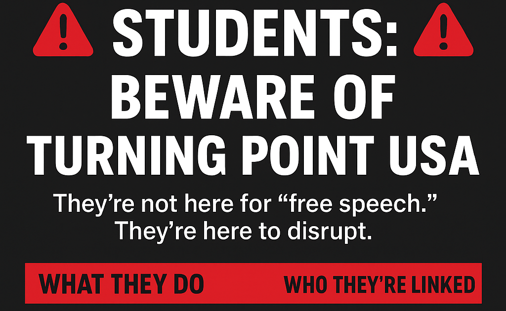 Avoid Contact with Turning Point USA