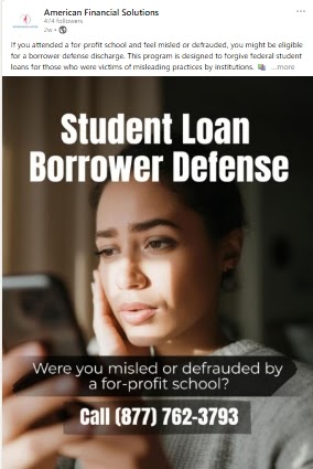 American Financial Solutions and Borrower Defense to Repayment