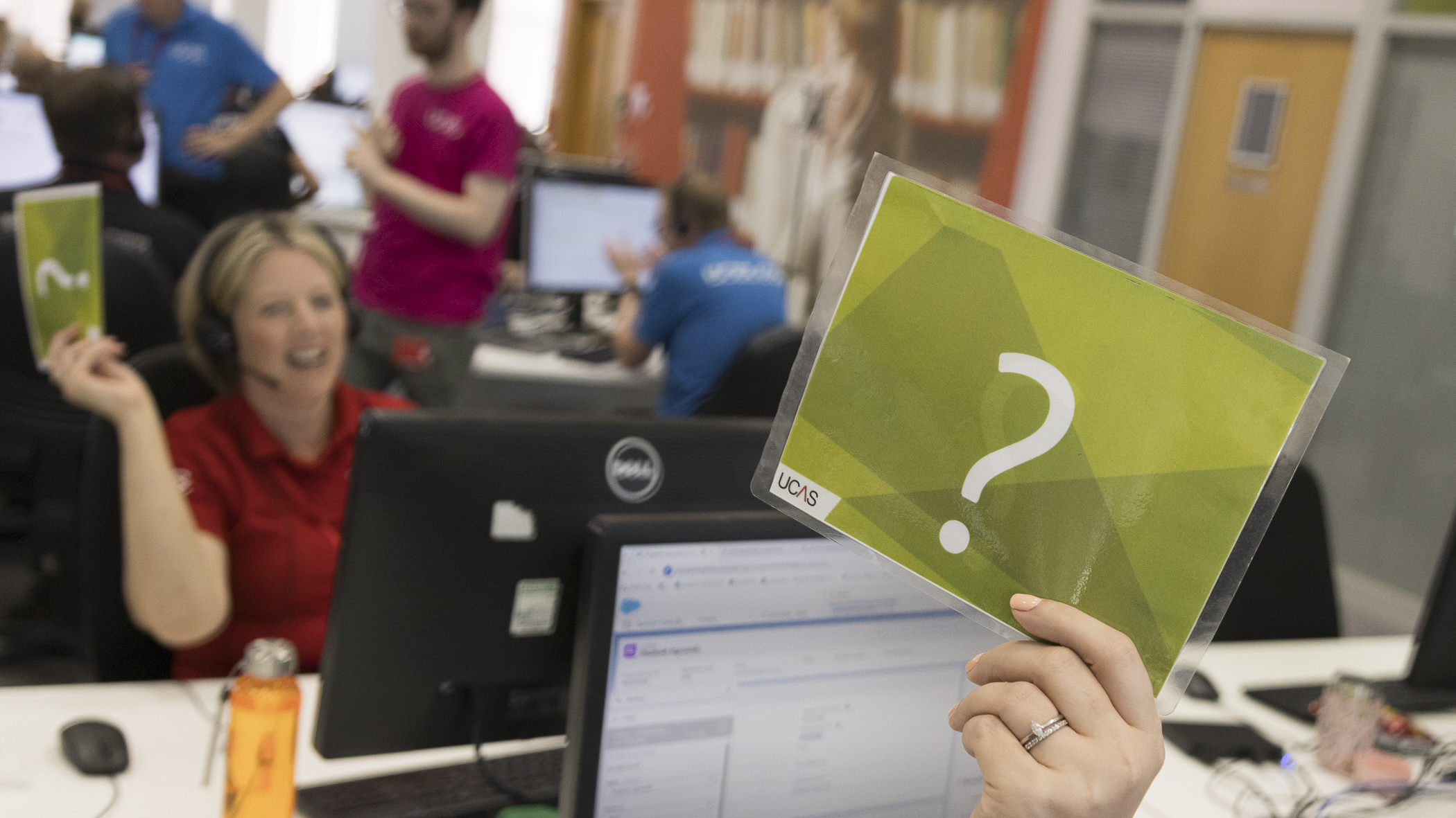 Behind the scenes at UCAS on level 3 results day