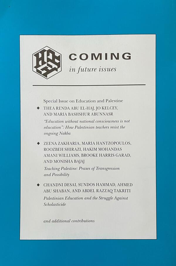 Shocking Cancellation of a Special Journal Issue (opinion)