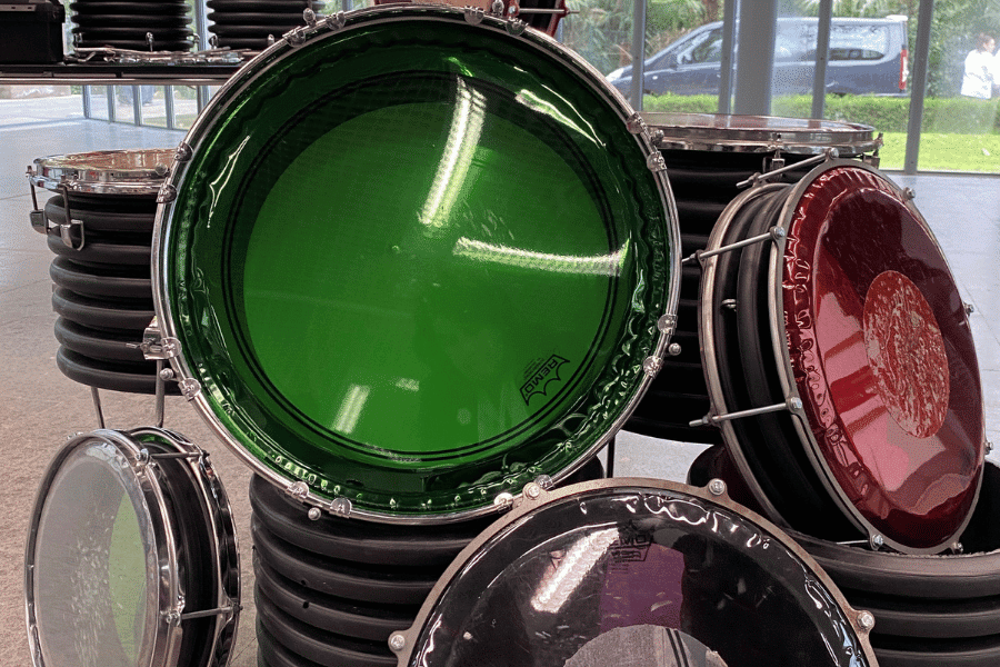 Want to be a drummer? Grab a bucket.