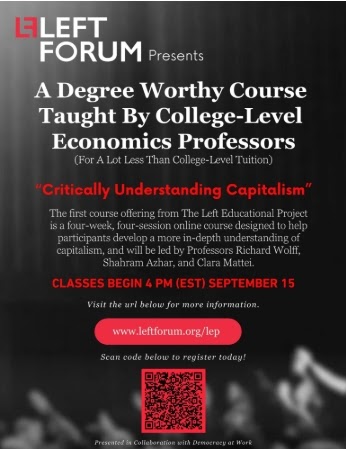 Left Forum: Critically Understanding Capitalism (Richard Wolff)
