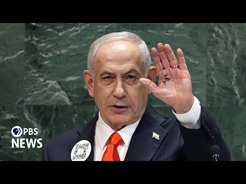 Facing global isolation, Israel’s Benjamin Netanyahu addresses U.N. General Assembly (PBS NewsHour)