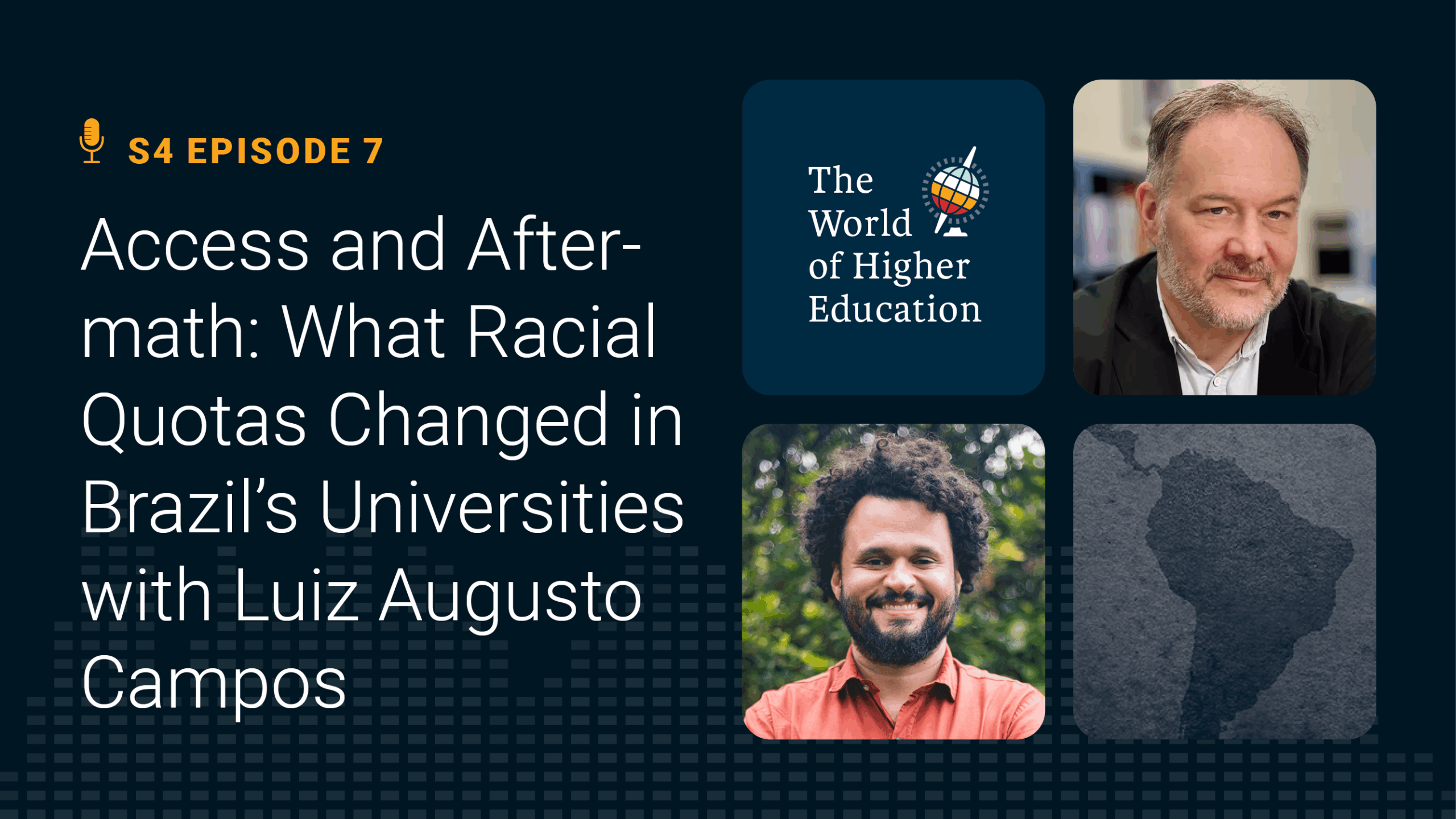 Access and Aftermath: What Racial Quotas Changed in Brazil’s Universities with Luiz Augusto Campos