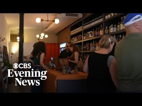 Sober communities thriving as alcohol use drops (CBS News)